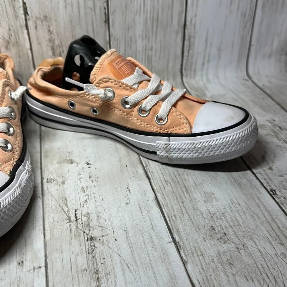 Converse Chuck Taylor All Star Shoreline Slip On Peach Orange Sneakers 570486F